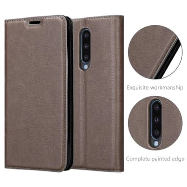 OnePlus 8 Suojakuori Lompakkokotelo (Ruskea)