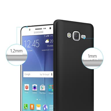 Samsung Galaxy J7 2015 Suojakuori Kotelo (Musta)