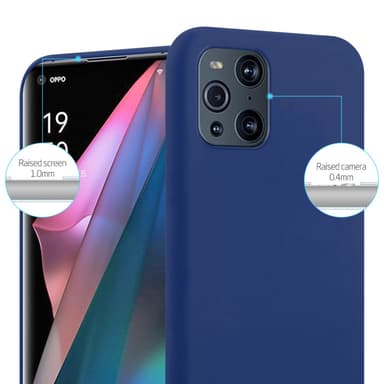 Suojakuori Oppo FIND X3 PRO Kotelo (Sininen)