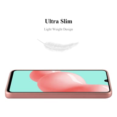 Samsung Galaxy A41 Suojakuori Kotelo (Vaaleanpunainen)
