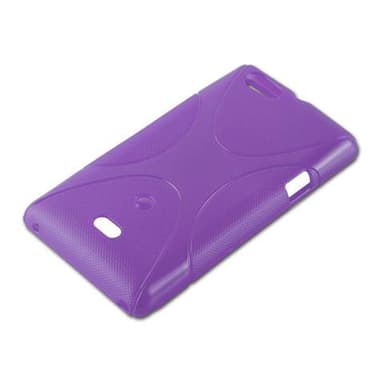 Sony Xperia MIRO Suojakuori Cover (Violetti)