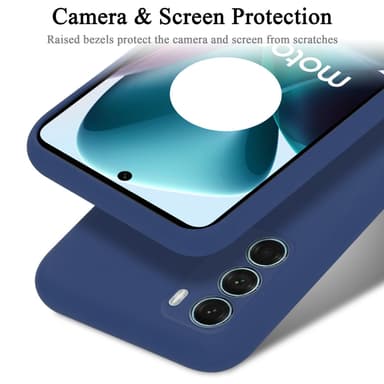 Motorola MOTO G200 5G Suojakuori Kotelo (Sininen)