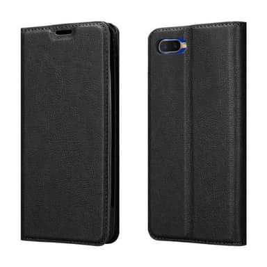 Oppo R17 NEO Suojakuori Lompakkokotelo (Musta)