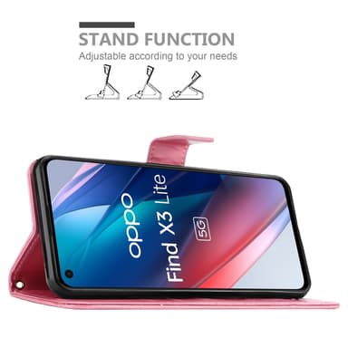 Oppo FIND X3 LITE Suojakuori Lompakkokotelo