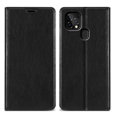 Oukitel C22 Suojakuori Lompakkokotelo (Musta)