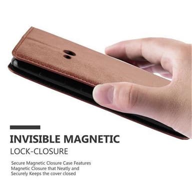 Nokia Lumia 625 Suojakuori Lompakkokotelo (Ruskea)