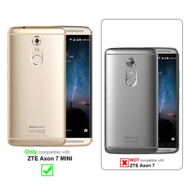 ZTE Axon 7 MINI Suojakuori Lompakkokotelo (Ruskea)