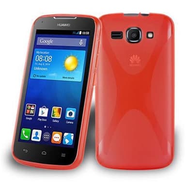 Huawei ASCEND Y520 Suojakuori Cover (Punainen)
