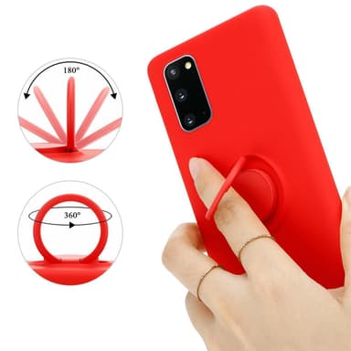 Samsung Galaxy S20 Suojakuori Kotelo (Punainen)