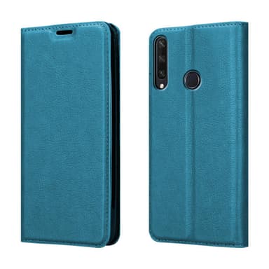 Huawei Y6P Suojakuori Lompakkokotelo (Turkoosi)