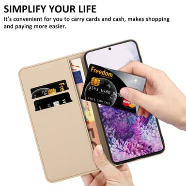 Samsung Galaxy S20 Suojakuori Lompakkokotelo (Sininen)