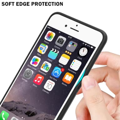Suojakuori iPhone 6 / 6S Kotelo (Musta)