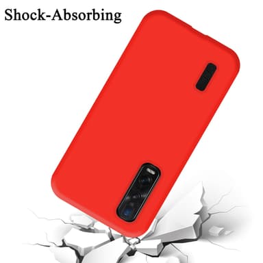 Oppo FIND X2 PRO Suojakuori Kotelo Case (Punainen)