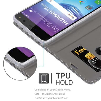 Huawei Y5 2017 / Y6 2017 Suojakuori Lompakkokotelo