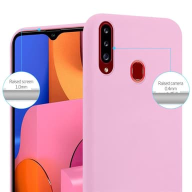 Suojakuori Samsung Galaxy A20s Kotelo (Vaaleanpunainen)