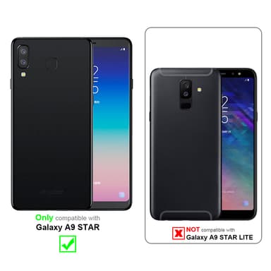 Samsung Galaxy A9 STAR Suojakuori Universaali (Musta)
