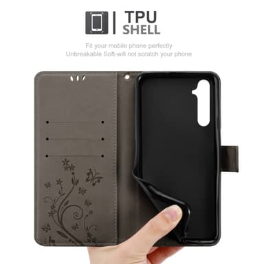 Realme X2 / XT / Oppo K5 Suojakuori Lompakkokotelo
