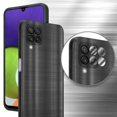 Suojakuori Samsung Galaxy A22 4G Kotelo (Musta)