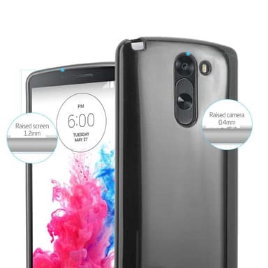 LG G3 STYLUS Suojakuori Kotelo (Musta)