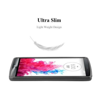 LG G3 STYLUS Suojakuori Kotelo (Musta)