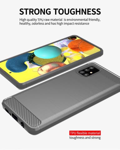 Suojakuori Samsung Galaxy A51 4G / M40s Kotelo (harmaa)