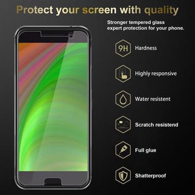 HTC ONE M10 3x Suojakalvo Karkaistu lasi Näytönsuoja
