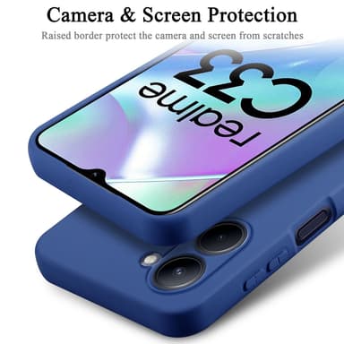 Realme C33 Suojakuori Kotelo Case (Sininen)