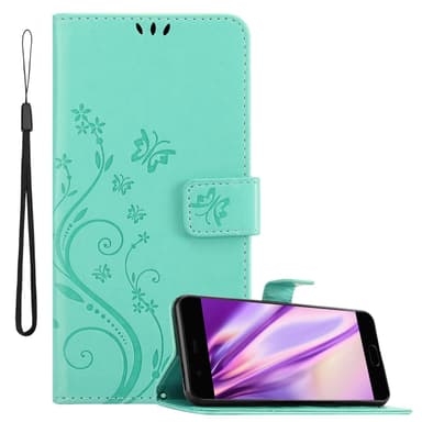 Huawei P10 Suojakuori Lompakkokotelo (Turkoosi)