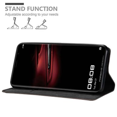 Huawei MATE RS Suojakuori Lompakkokotelo (Ruskea)