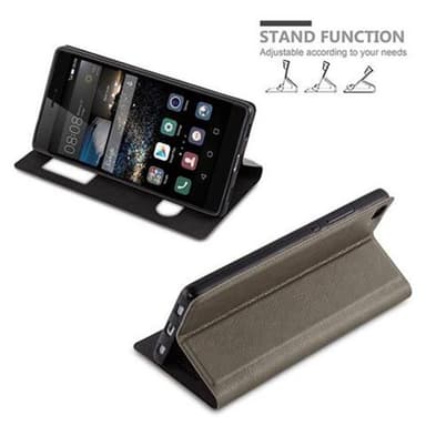 Lompakkokotelo Huawei P8 Case (Ruskea)