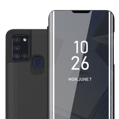 Suojakuori Samsung Galaxy A21s Lompakkokotelo (Musta)