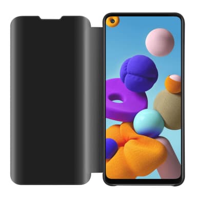 Suojakuori Samsung Galaxy A21s Lompakkokotelo (Musta)