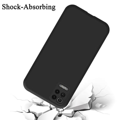 LG K52 / K62 / Q52 Suojakuori Kotelo Case (Musta)