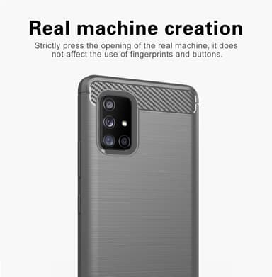 Suojakuori Samsung Galaxy A71 4G Kotelo (harmaa)