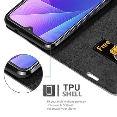 Vivo V11i Suojakuori Lompakkokotelo (Ruskea)