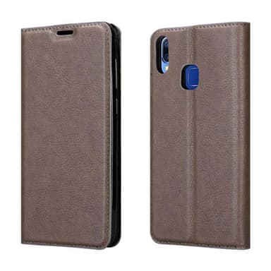Vivo V11i Suojakuori Lompakkokotelo (Ruskea)