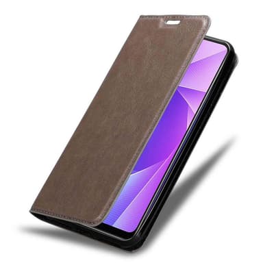 Vivo V11i Suojakuori Lompakkokotelo (Ruskea)