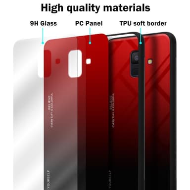 Suojakuori Samsung Galaxy A6 2018 Kotelo (Musta)