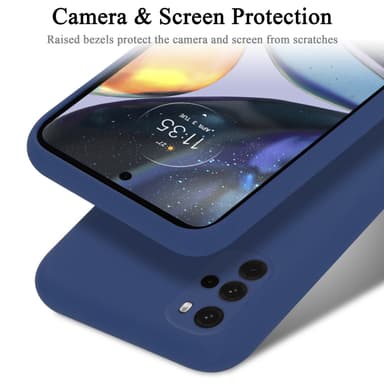 Motorola MOTO G22 Suojakuori Kotelo Case (Sininen)