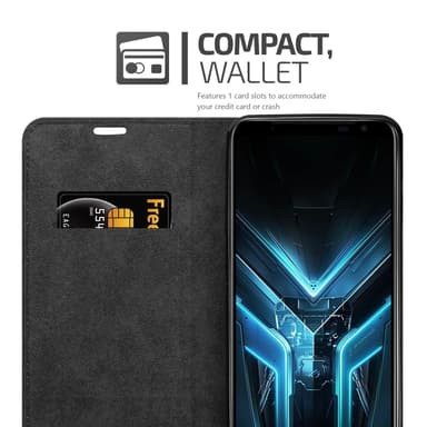 Asus ROG Phone 3 Suojakuori Lompakkokotelo (Punainen)