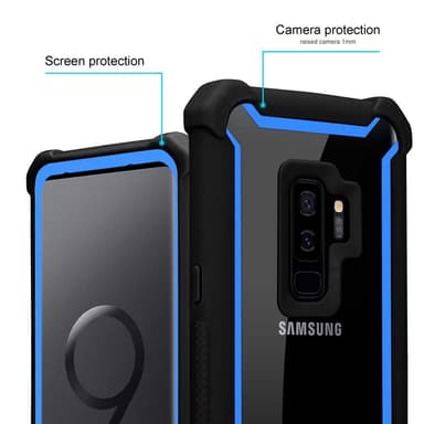 Samsung Galaxy S9 PLUS Suojakuori Kotelo (Musta)