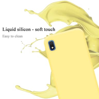 Samsung Galaxy A10 / M10 Suojakuori Kotelo (Keltainen)