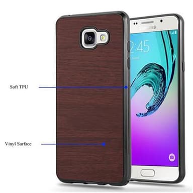 Samsung Galaxy A3 2016 Suojakuori Kotelo (Ruskea)