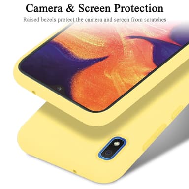 Samsung Galaxy A10 / M10 Suojakuori Kotelo (Keltainen)