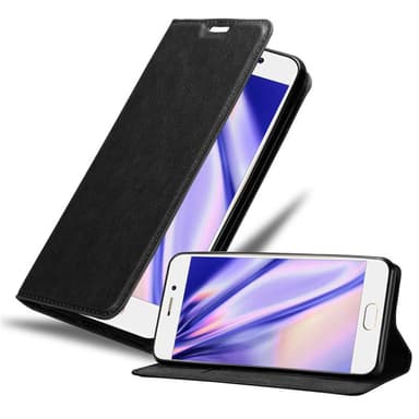 MEIZU PRO 7 Suojakuori Lompakkokotelo (Musta)