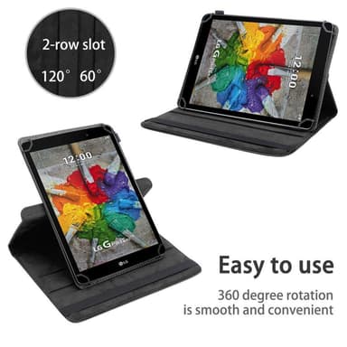 LG G Pad 3 (8.0 tuumaa) Suojakuori Kotelo (Musta)