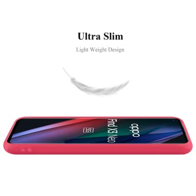 Suojakuori Oppo FIND X3 NEO Kotelo (Punainen)