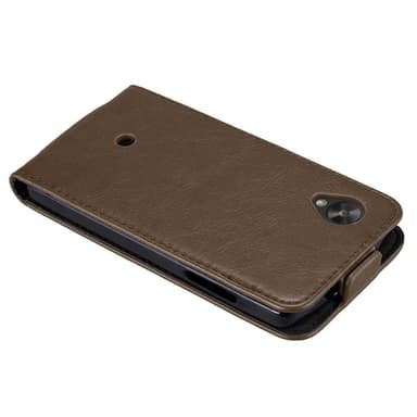 LG Google NEXUS 5 Suojakuori Lompakkokotelo (Ruskea)