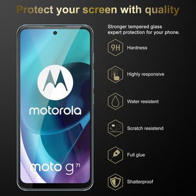 Motorola MOTO G71 5G 3x Suojakalvo Karkaistu lasi
