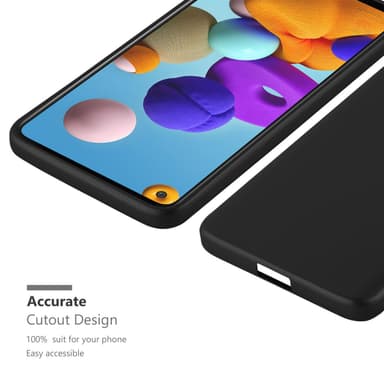 Samsung Galaxy A21s Suojakuori Kotelo (Musta)